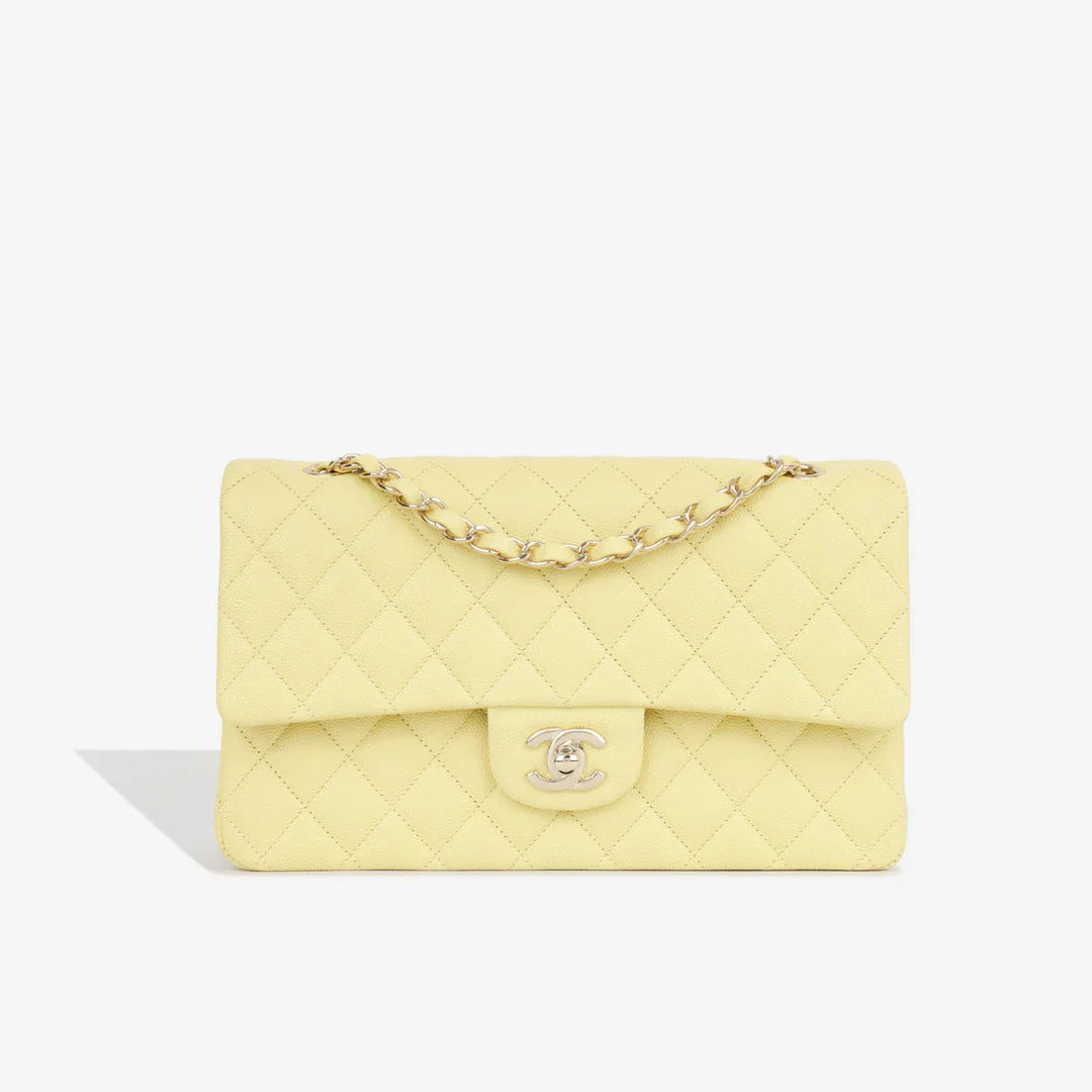 BUTTER YELLOW FLAP BAG