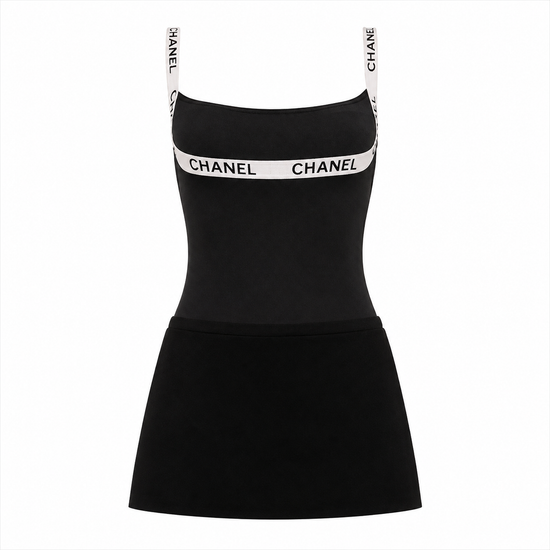 NEL WHITE STRAP DRESS
