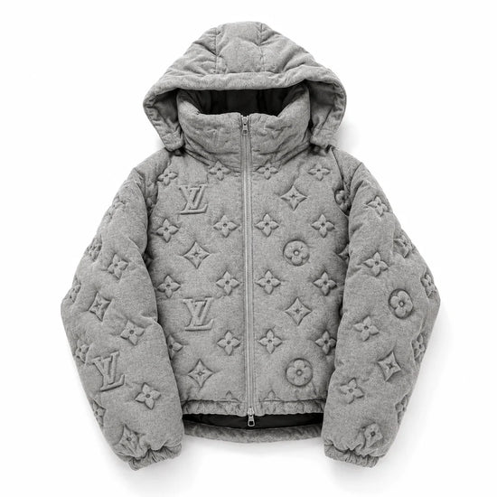 LOVIE GREY PUFFER JACKET