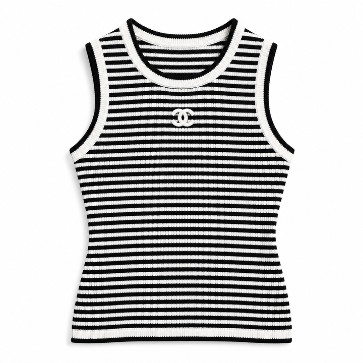 BLACK STRIPES TOP