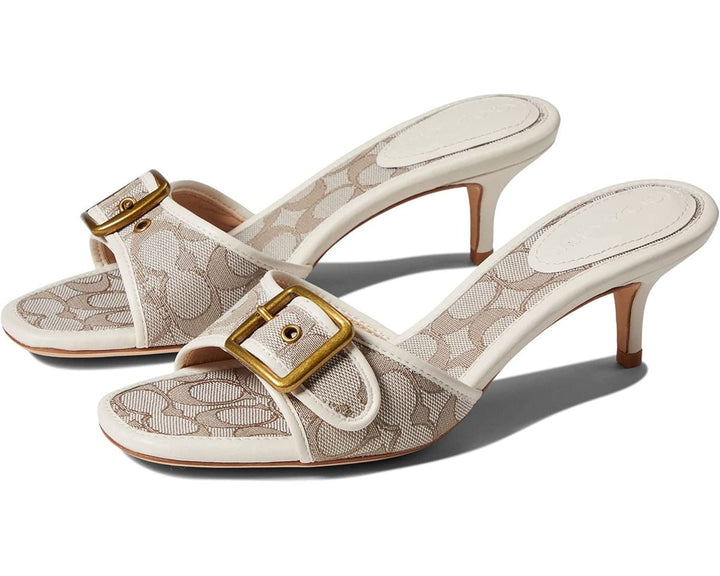 CO BEIGE KITTEN HEELS
