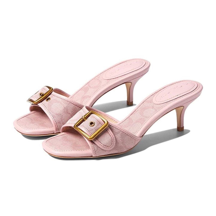 CO PINK KITTEN HEELS