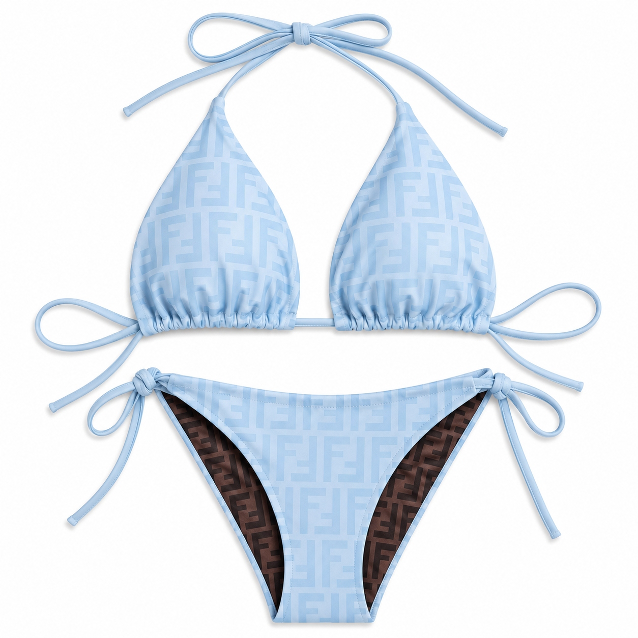F BLUE BIKINI