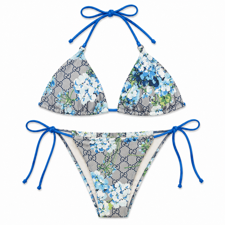 GIGI BLUE FLOWER BIKINI