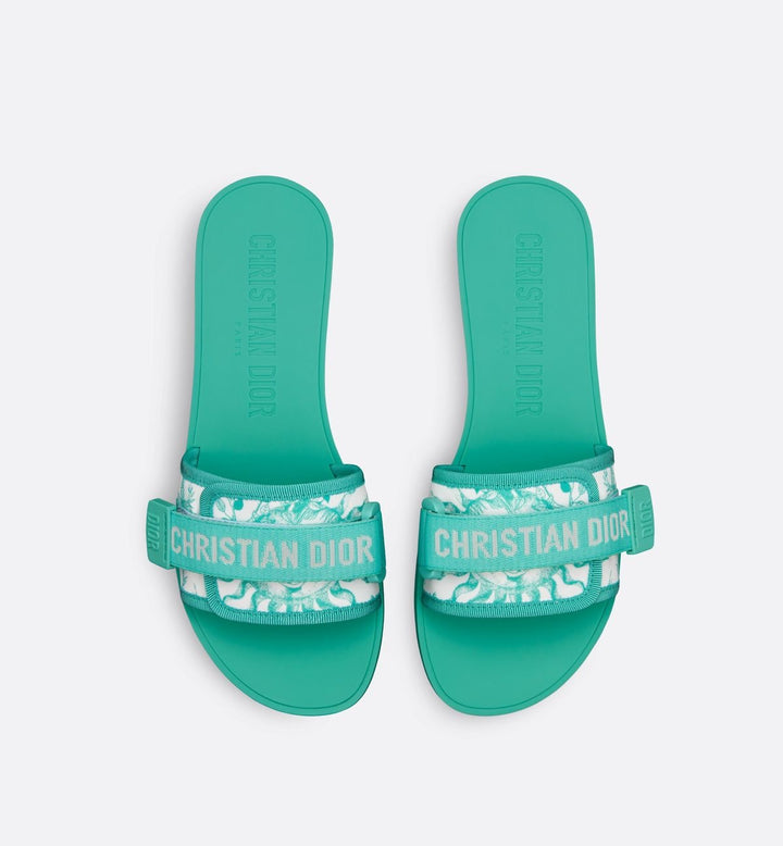 GIGI GREEN STRAP SANDALES