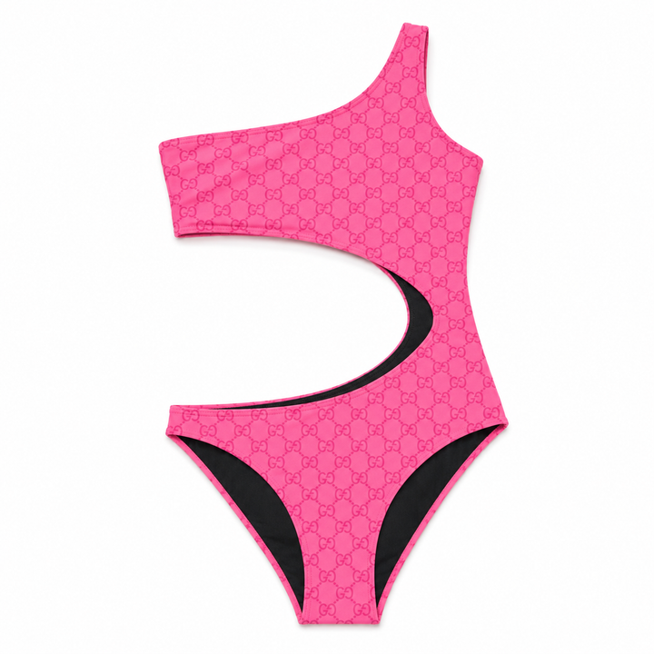GIGI PINK CUT OUT SWIMSUIT