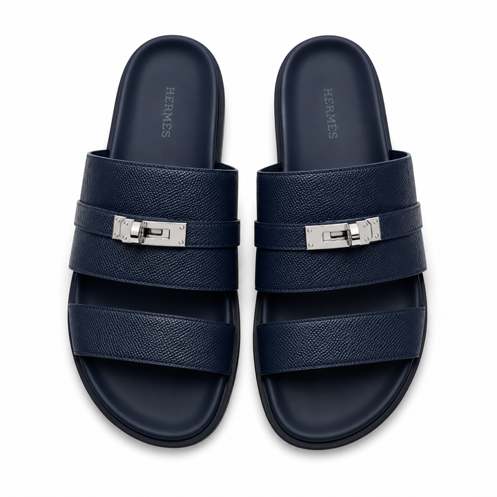 HER JACKSON NAVY SANDALES