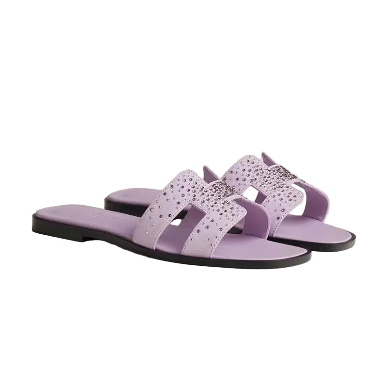 HÈR LILAC SPARKLE SANDALES