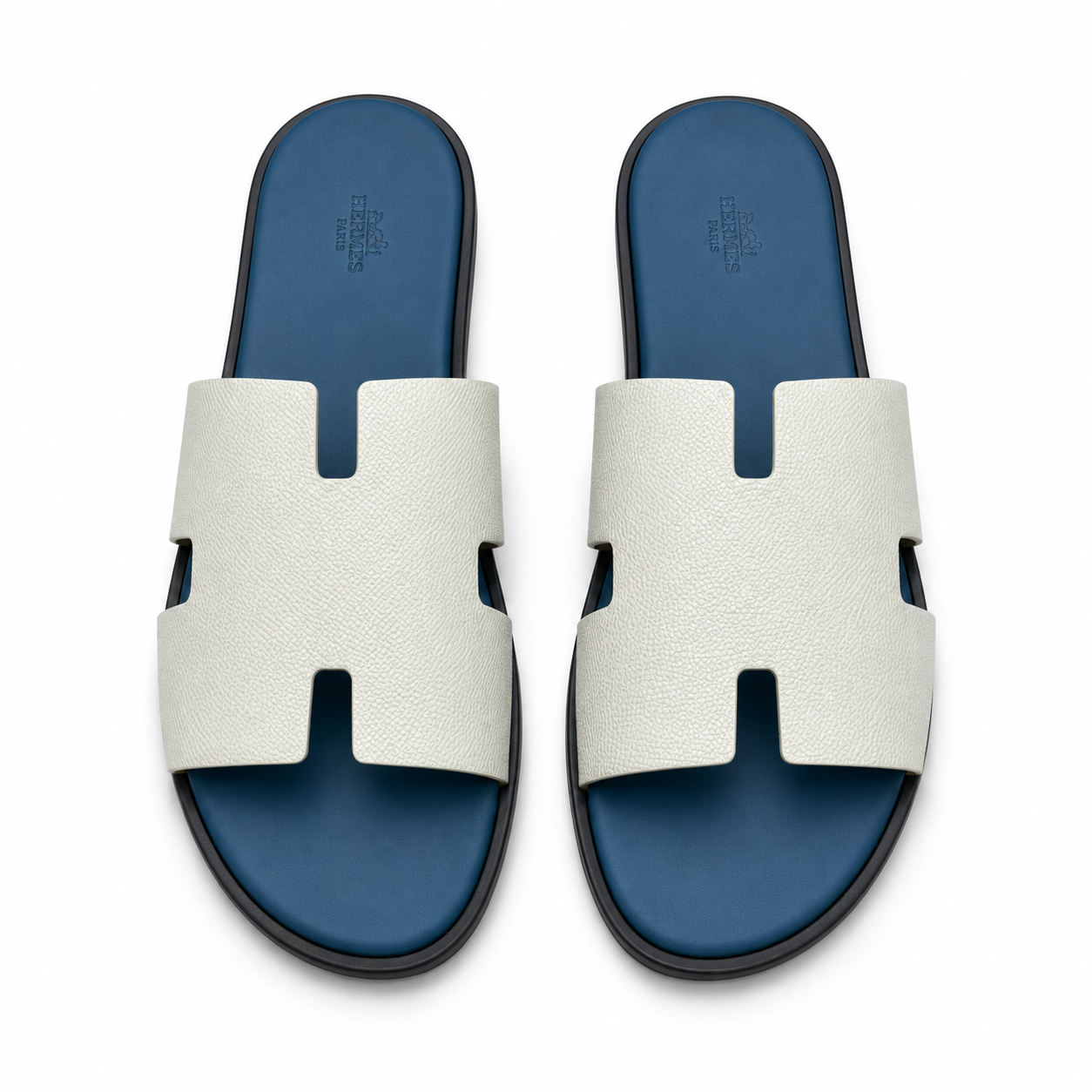 HER NAVY SANDALES