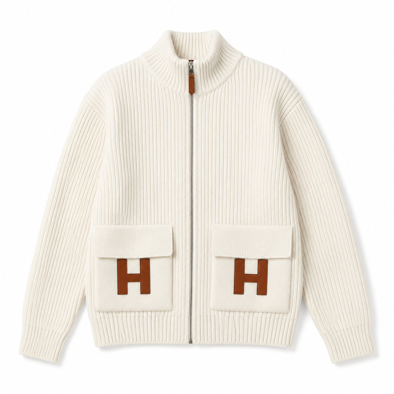HÈR WHITE ZIP UP