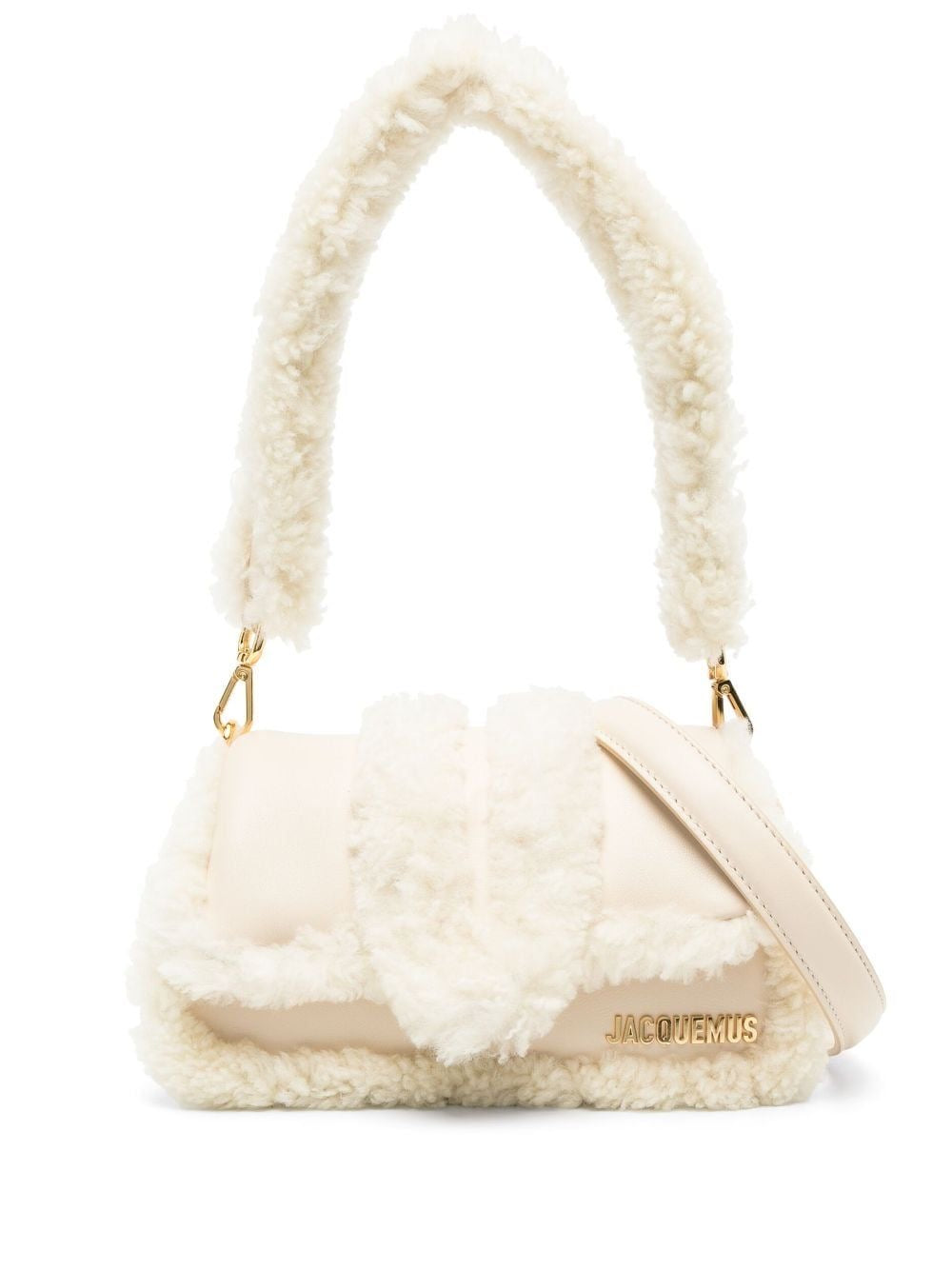 JACQIE WHITE FLUFFY BAG