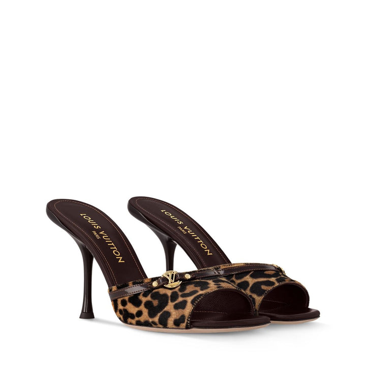 LEOPARD MONOGRAM HEELS