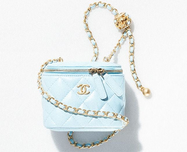 LIGHT BLUE BOX BAG