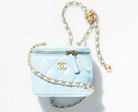 LIGHT BLUE BOX BAG