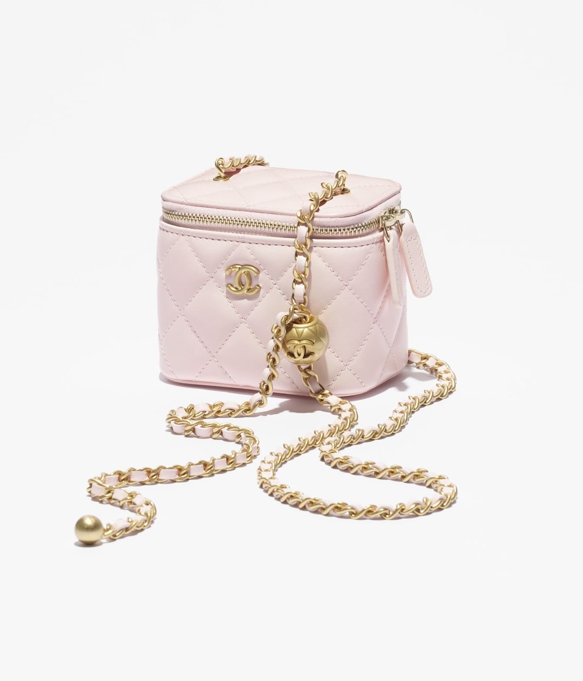 LIGHT PINK BOX BAG