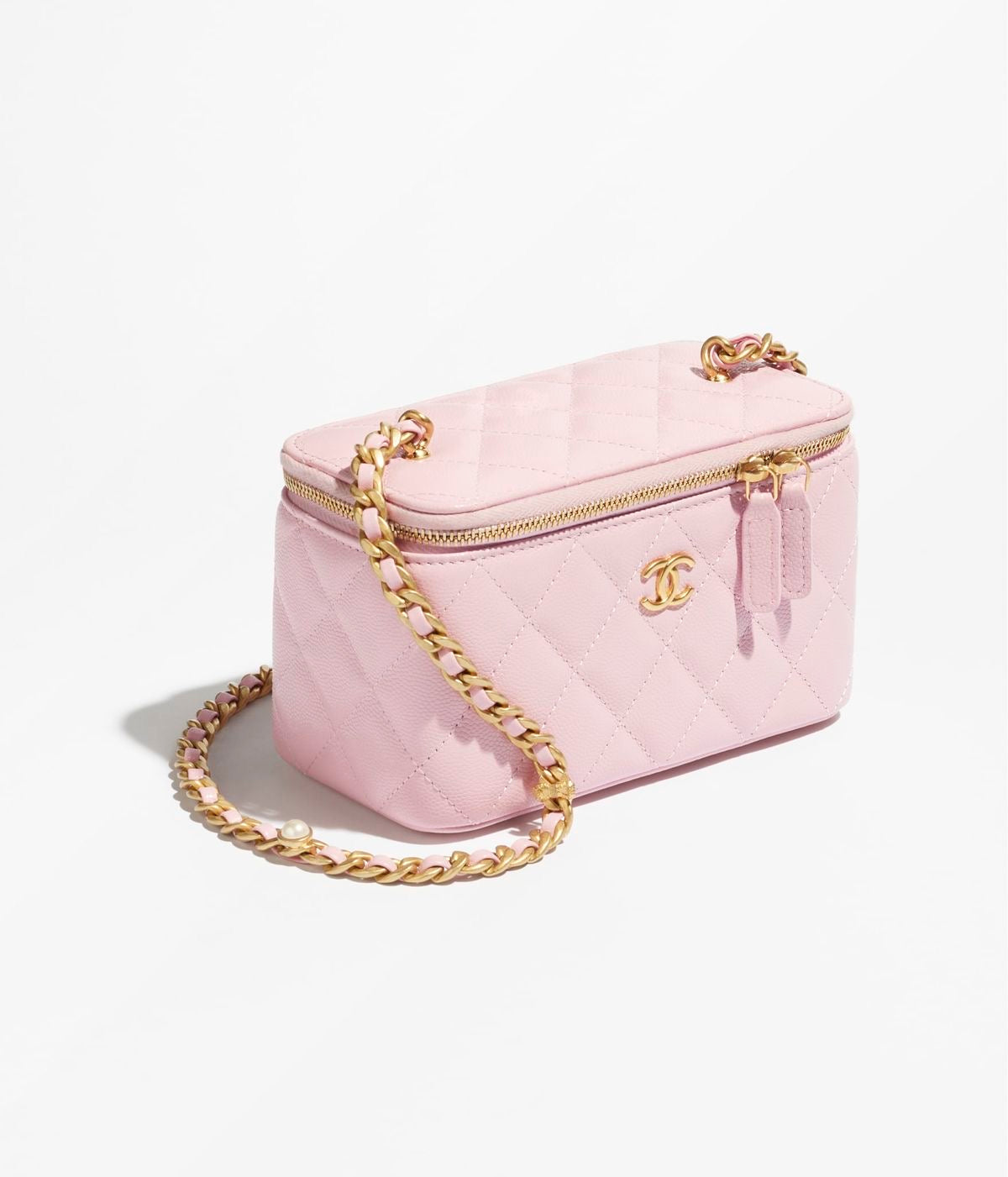 LIGHT PINK VANITY BAG