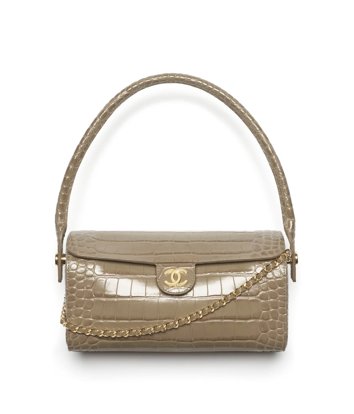 NEL LEATHER TAUPE BAG
