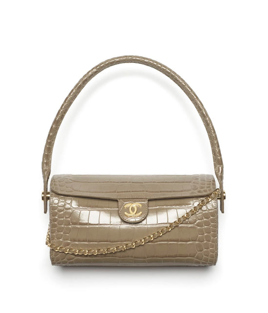 NEL LEATHER TAUPE BAG