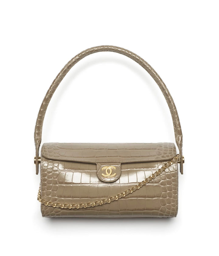 NEL LEATHER TAUPE BAG