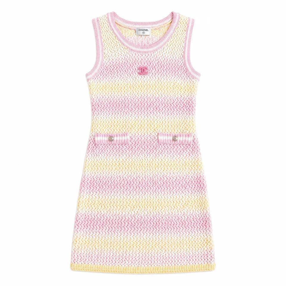 NEL PINK YELLOW DRESS