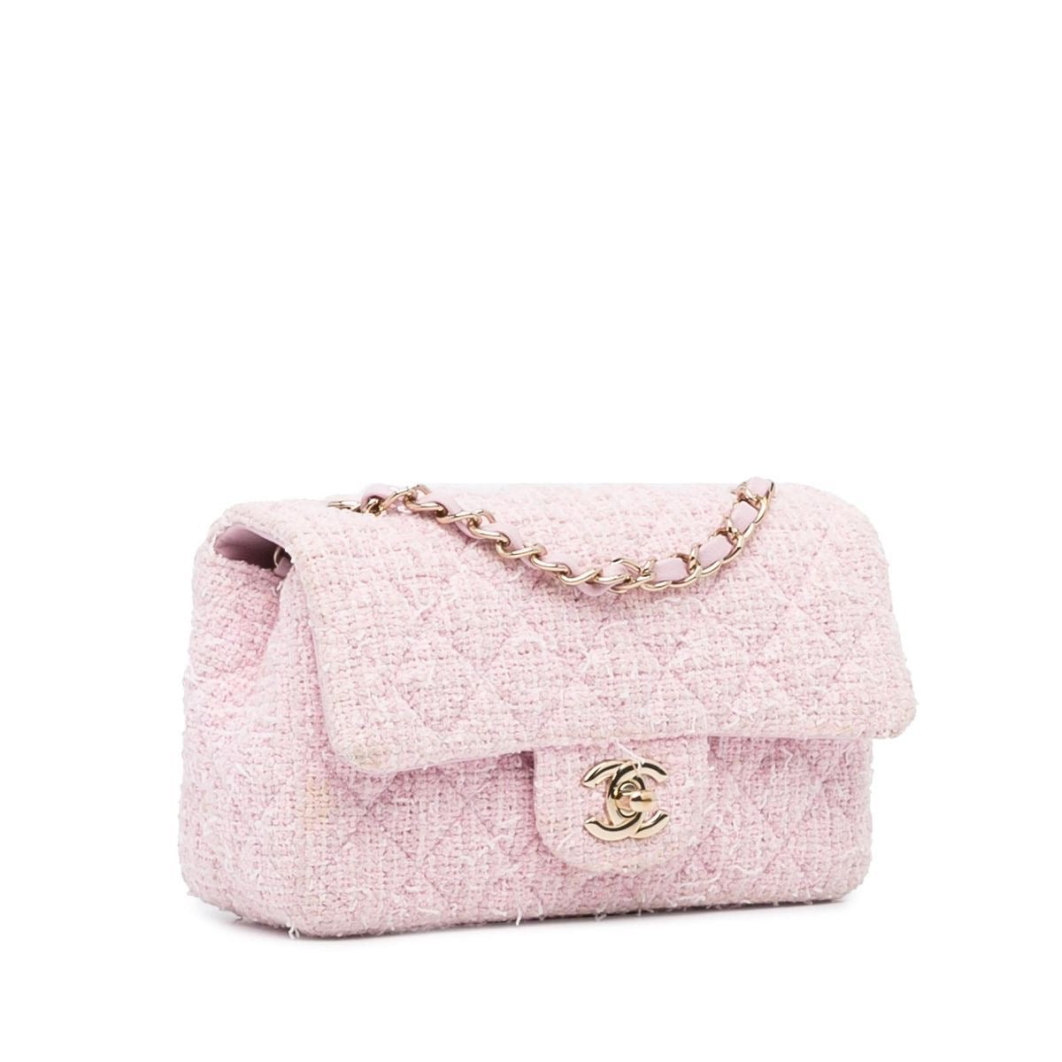 PINK BOUCLE BAG