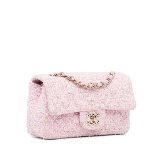 PINK BOUCLE BAG