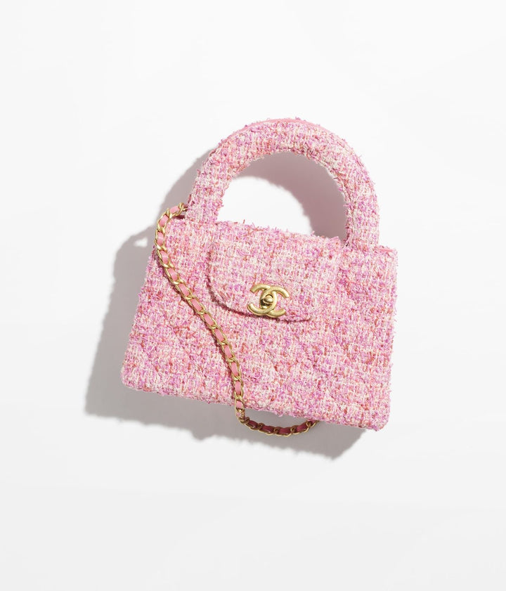 PINK TWEED KELS BAG