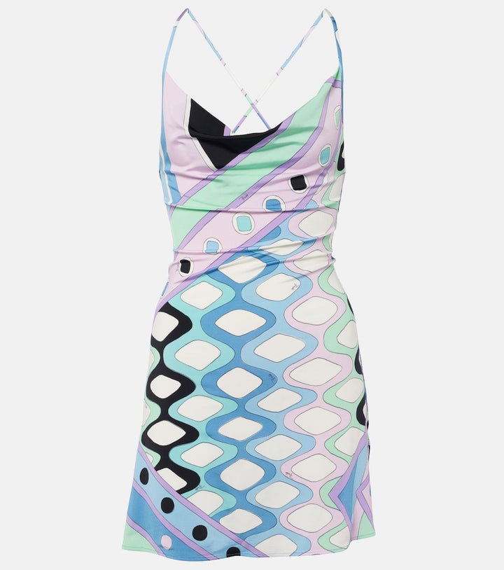PUC AMILEE BLUE PINK MINT DRESS