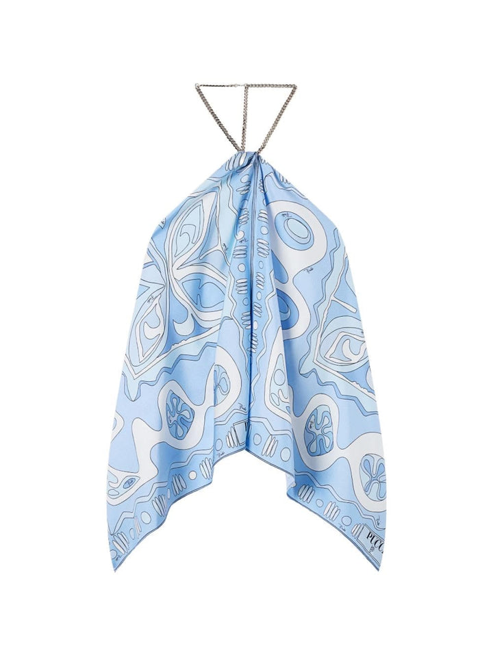 PUC SAIMY SKY BLUE TOP
