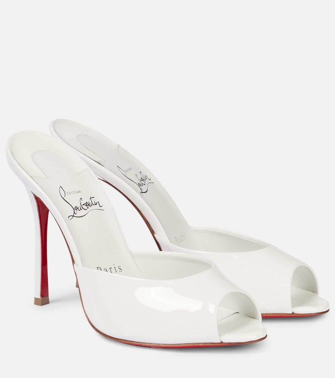 WHITE DOLLY MULES